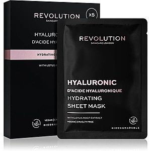 Revolution Skincare Hyaluronic Acid sada plátýnkových masek pro intenzivní hydrataci 5 ks obraz