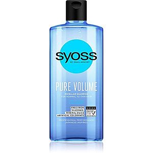Syoss Pure Volume objemový micelární šampon bez silikonů 440 ml obraz