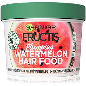 Garnier Fructis Watermelon Hair Food maska pro jemné a zplihlé vlasy 390 ml obraz