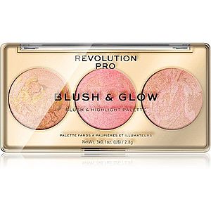 Revolution PRO Blush & Glow paletka pro celou tvář odstín Peach Glow 8.4 g obraz