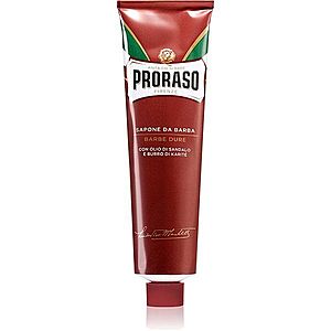 Proraso Red mýdlo na holení pro tvrdé vousy v tubě 150 ml obraz