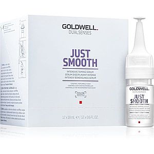 Goldwell Dualsenses Just Smooth vyhlazující sérum pro nepoddajné a krepatějící se vlasy 12x18 ml obraz