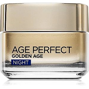 L’Oréal Paris Age Perfect Golden Age noční protivráskový krém pro zralou pleť 60+ 50 ml obraz