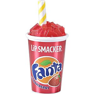 Lip Smacker Fanta Strawberry stylový balzám na rty v kelímku příchuť Strawberry 7.4 g obraz