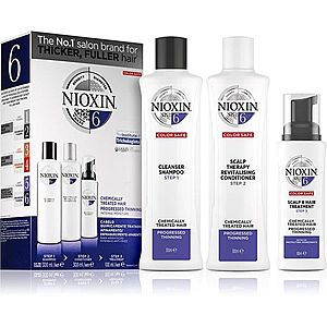 Nioxin System 6 Color Safe Chemically Treated Hair dárková sada pro řídnoucí vlasy obraz