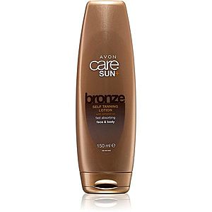 Avon Care Sun + Bronze samoopalovací mléko na tělo a obličej 150 ml obraz