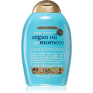 OGX Argan Oil Of Morocco Extra Strenght obnovující kondicionér pro poškozené vlasy 385 ml obraz