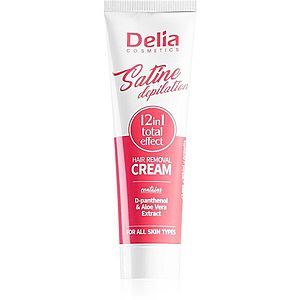Delia Cosmetics Satine Depilation 12in1 Total Effect depilační krém pro všechny typy pokožky 100 ml obraz