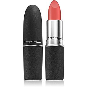 MAC Cosmetics Powder Kiss Lipstick matná rtěnka odstín Sheer Outrage 3 g obraz