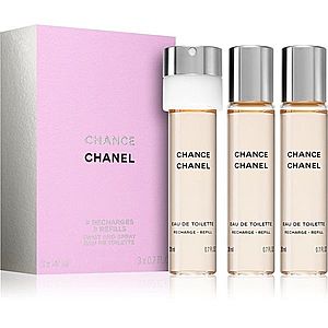 Chanel Chance toaletní voda pro ženy 3 x 20 ml obraz