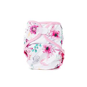 Bobánek Svrchní kalhotky XL suchý zip 1 ks růžové květiny obraz
