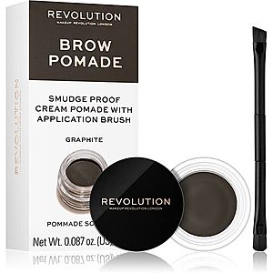 Makeup Revolution Brow Pomade pomáda na obočí odstín Graphite 2.5 g obraz