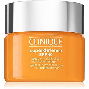 Clinique Superdefense™ SPF 40 Fatigue + 1st Signs of Age Multi Correcting Gel hydratační gel proti prvním známkám stárnutí pleti SPF 40 30 ml obraz