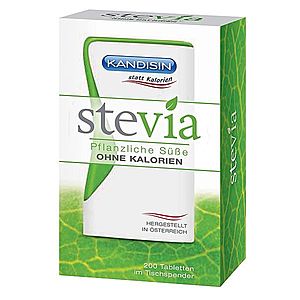 Kandisin Stevia dávkovač 200 tablet obraz
