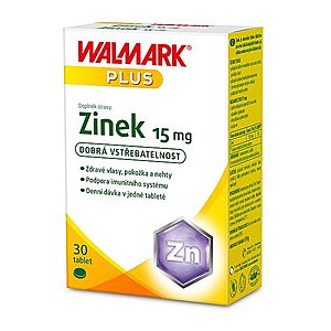 Walmark Zinek 15 mg 30 tablet obraz