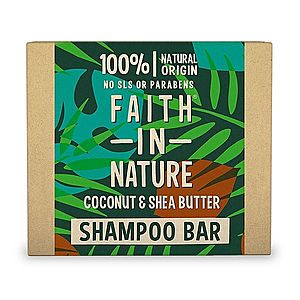Faith in Nature Tuhý šampon Kokos a bambucké máslo 85 g obraz