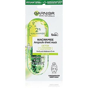 Garnier Skin Naturals Ampoule Sheet Mask plátýnková maska s čisticím a osvěžujícím účinkem 15 g obraz