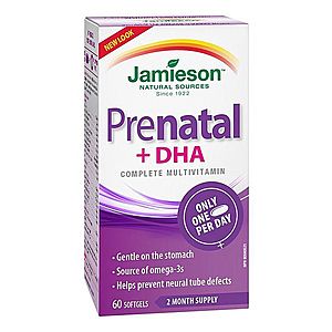 Jamieson Prenatal complete s DHA a EPA 60 kapslí obraz