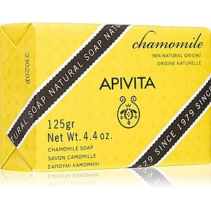 Apivita Natural Soap Chamomile čisticí tuhé mýdlo 125 g obraz