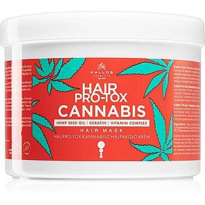 Kallos Hair Pro-Tox Cannabis regenerační maska na vlasy s konopným olejem 500 ml obraz