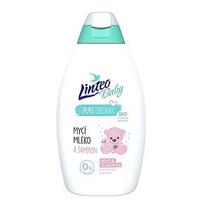 Linteo Baby Dětské mycí mléko a šampon 425 ml obraz