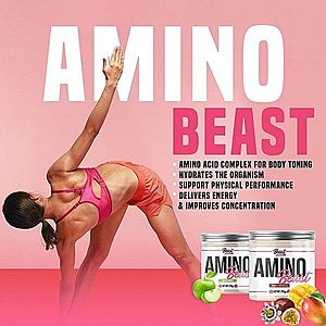 Amino Beast - Beast Pink 270 g Green Apple obraz