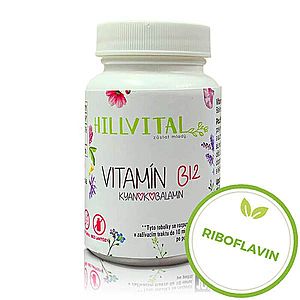 HillVital | Vitamín B12 - Kyanokobalamin - 60 kapslí obraz