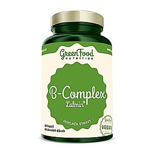 B - KOMPLEX Lalmin® - GreenFood Nutrition, 60 kapslí, B - KOMPLEX Lalmin® - GreenFood Nutrition, 60 kapslí obraz