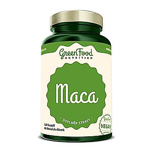 Maca - GreenFood Nutrition, 120 kapslí, Maca - GreenFood Nutrition, 120 kapslí obraz