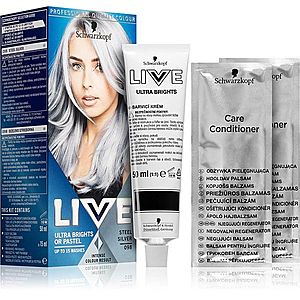 Schwarzkopf LIVE Ultra Brights or Pastel semi-permanentní barva na vlasy odstín 98 Steel Silver obraz