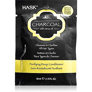 HASK Charcoal with Citrus Oil hloubkově vyživující kondicionér pro obnovu pokožky hlavy 50 ml obraz