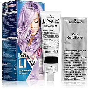 Schwarzkopf LIVE Ultra Brights or Pastel semi-permanentní barva na vlasy odstín 120 Lilac Crush obraz