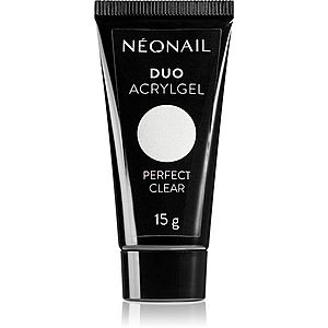 NEONAIL Duo Acrylgel Perfect Clear gel pro modeláž nehtů odstín Perfect Clear 15 g obraz