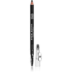 MUA Makeup Academy Brow Define dlouhotrvající tužka na obočí s kartáčkem odstín Grey 1, 2 g obraz