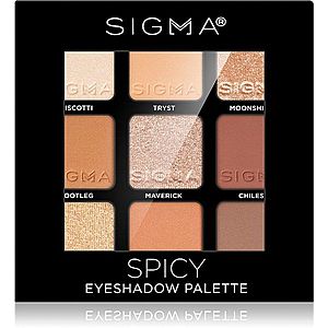 Sigma Beauty Eyeshadow Palette Spicy paleta očních stínů 9 g obraz