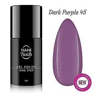 NANI gel lak One Step 5 ml - Dark Purple obraz