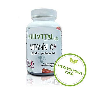 HillVital | Vitamín B5 - Kyselina pantothenová - 100 kapslí obraz