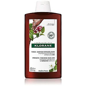 Klorane Chinin & Bio Protěž Alpská posilující šampon proti vypadávání vlasů 400 ml obraz