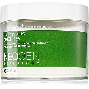 Neogen Dermalogy Bio-Peel+ Gauze Peeling Green Tea peelingové pleťové tamponky pro rozjasnění a hydrataci 30 ks obraz
