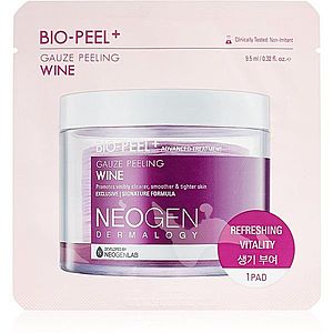 Neogen Dermalogy Bio-Peel+ Gauze Peeling Wine peelingové pleťové tamponky pro vyhlazení pleti a minimalizaci pórů 1 ks obraz