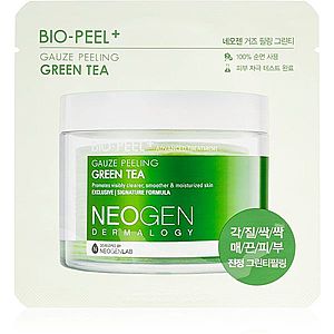 Neogen Dermalogy Bio-Peel+ Gauze Peeling Green Tea peelingové pleťové tamponky pro rozjasnění a hydrataci 1 ks obraz