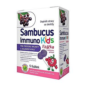 Sambucus Immuno Kids lízátka 5 ks obraz