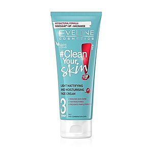 Eveline Clean Your Skin matující pleťový krém 75 ml obraz