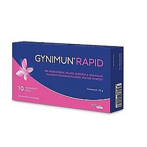 GYNIMUN Rapid 10 vaginálních čípků obraz