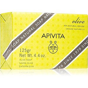 Apivita Natural Soap Olive čisticí tuhé mýdlo 125 g obraz