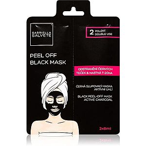 Gabriella Salvete Face Mask Black Peel Off černá slupovací maska na obličej 2x8 ml obraz