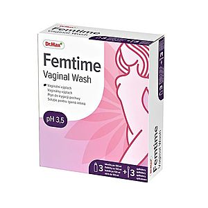 Dr. Max Femtime Vaginal Wash 3x100 ml + 3 aplikátory obraz