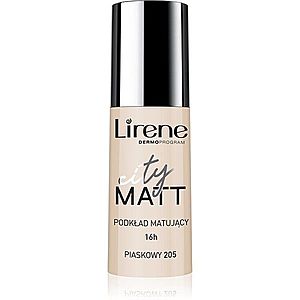 Lirene City Matt matující fluidní make-up s vyhlazujícím efektem odstín 205 Sand 30 ml obraz