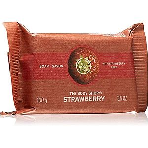 The Body Shop Strawberry přírodní tuhé mýdlo 100 g obraz