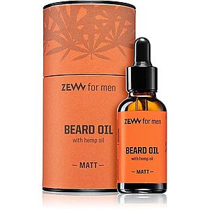 Zew For Men Beard Oil with Hemp Oil olej na vousy s konopným olejem Matt 30 ml obraz